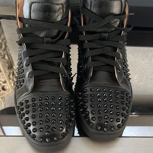 Men’s high top Christian Louboutin sneakers